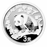 China Silber Panda Gedenkausgabe / Besonderausgabe: 25 Jahre Goldbarrenmünzen-Panda 2007, Satz / Set, 25 x 3 Yuan (1/4 oz)