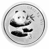 China Silber Panda Gedenkausgabe / Besonderausgabe: 25 Jahre Goldbarrenmünzen-Panda 2007, Satz / Set, 25 x 3 Yuan (1/4 oz)