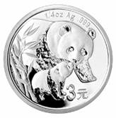 China Silber Panda Gedenkausgabe / Besonderausgabe: 25 Jahre Goldbarrenmünzen-Panda 2007, Satz / Set, 25 x 3 Yuan (1/4 oz)